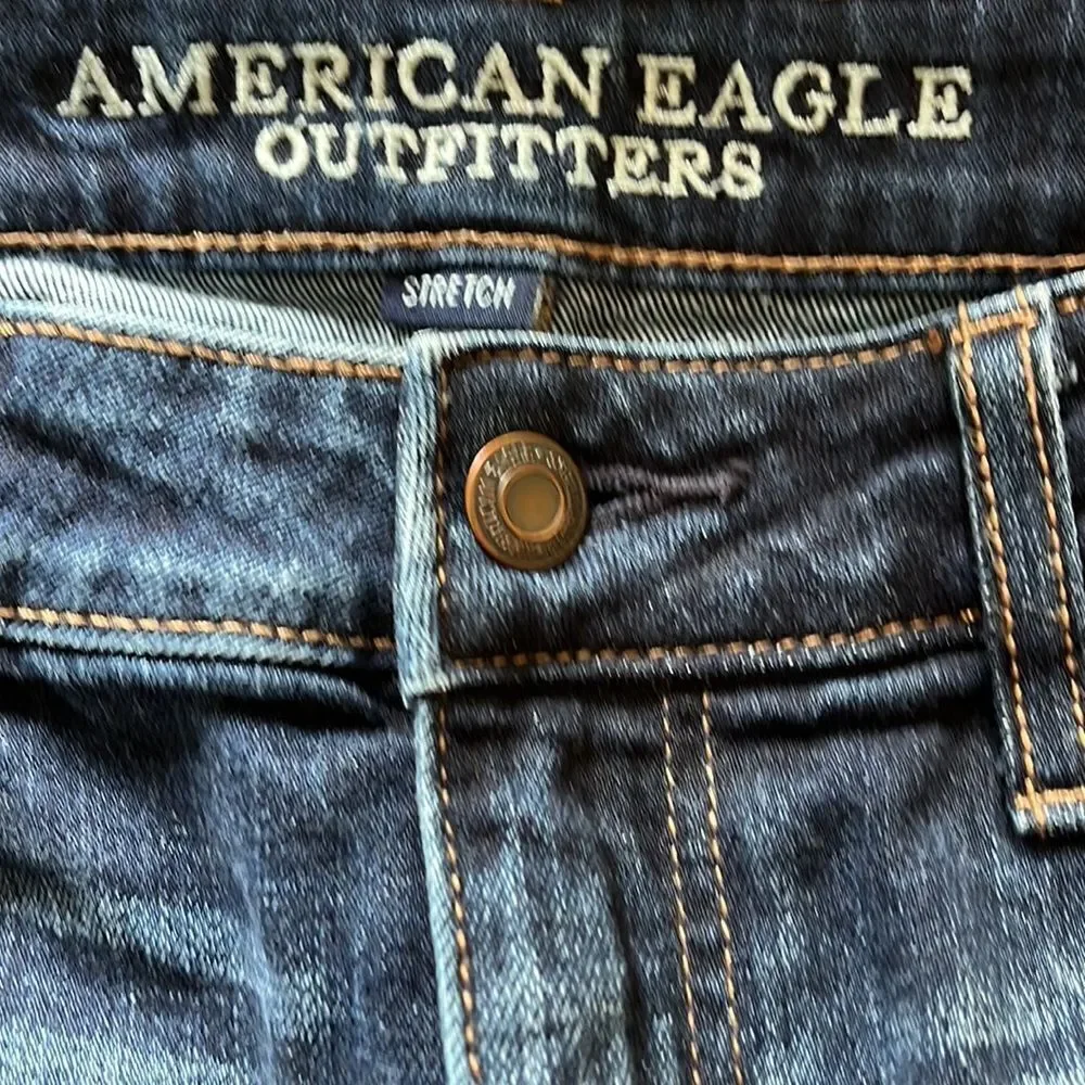 EUC WOMEN’S SIZE 4 AMERICAN EAGLE VINTAGE HI-RISE FESTIVAL STRETCH SHORTS